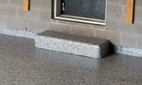 garage step epoxy coating